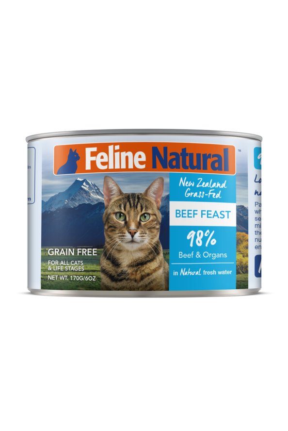 Feline Natural Canned Food Beef 170g