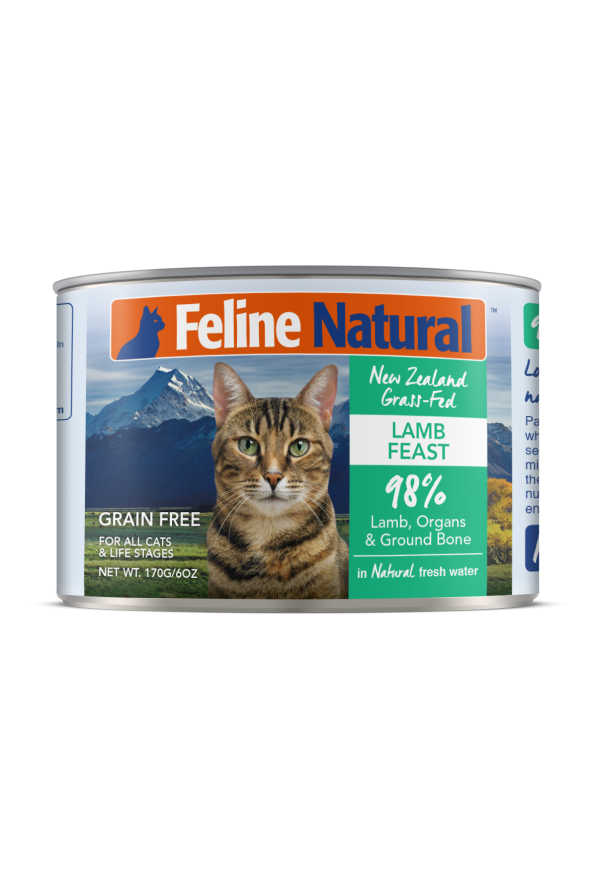 Feline Natural Canned Food Lamb 170g